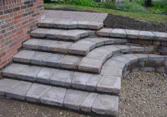 Paver Brick Custom Stoops Installations